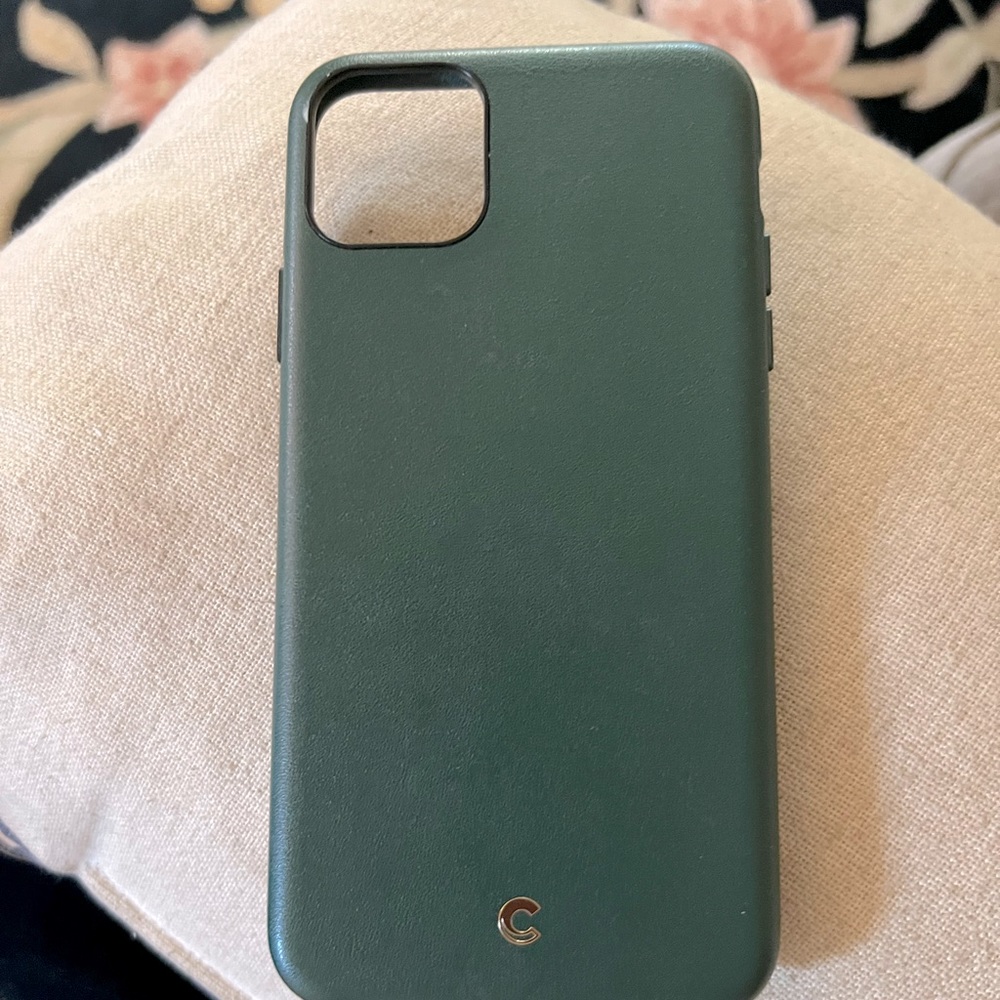 Ciel by Cyrill Dark Green Leather iPhone 11 Plus Phone Case